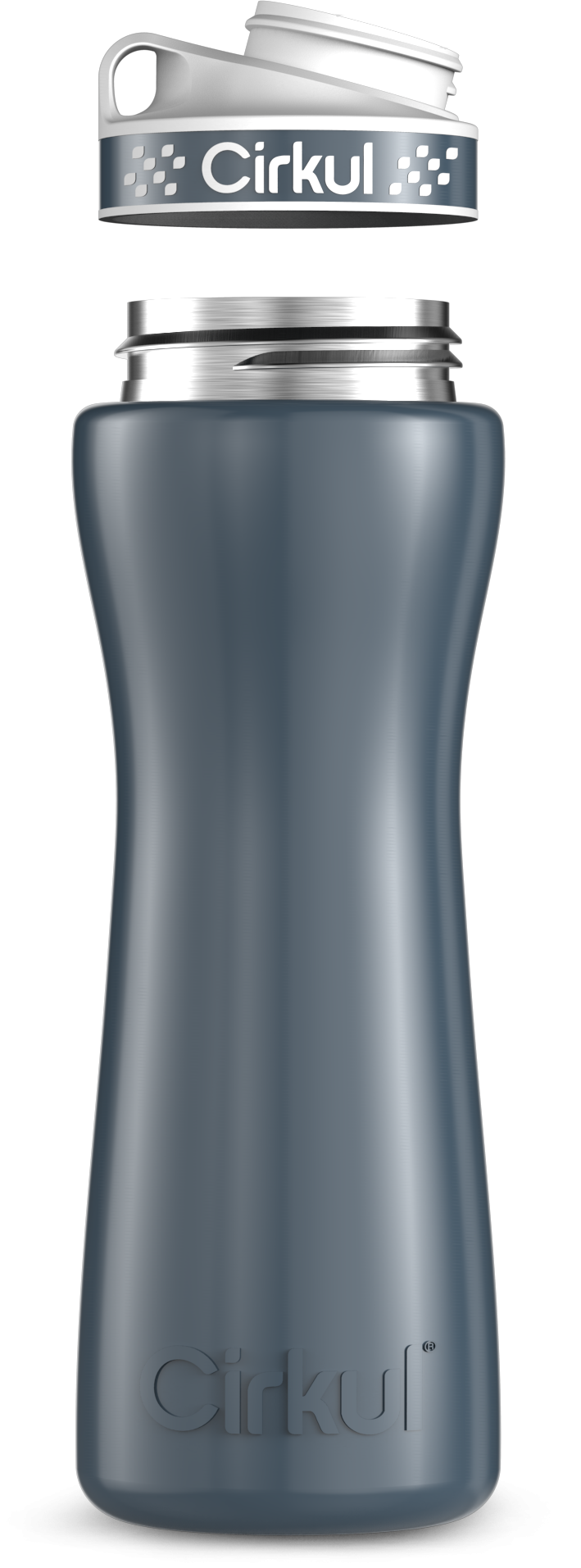 Custom 22oz. Stainless Steel Bottle & Comfort Grip Lid